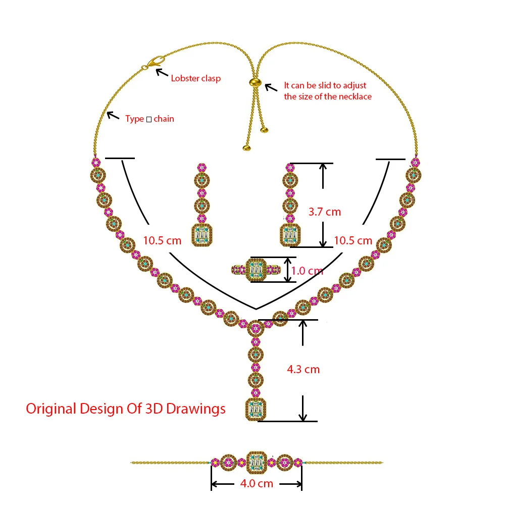 TIRIM Dubai Luxury Bolo Style Bridal Necklace Set for Women Cubic Zirconia Wedding Jewelry Sets Brides Accessories Jewellry 
TIRIM Dubai Luxury Bolo Style Bridal Necklace Set for Women Cubic Zirconia Wedding Jewelry Sets Brides Accessories Jewellry