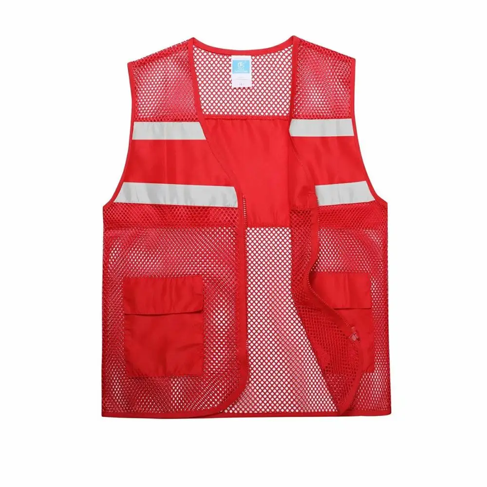 1PCS Free Custom Design Multi-pocket Mesh Vests Print Logo Men Woman High visibility safety vest work Vest Workwear Uniform
1PCS Free Custom Design Multi-pocket Mesh Vests Print Logo Men Woman High visibility safety vest work Vest Workwear Uniform