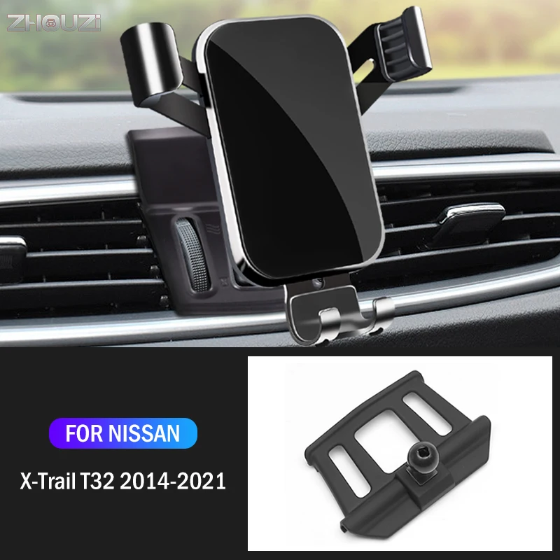 

Автомобильный мобильный телефон держатель для Nissan X-Trail X T32 2014-2021, устанавливаемое на вентиляционное отверстие в салоне автомобиля Стенд GPS т...