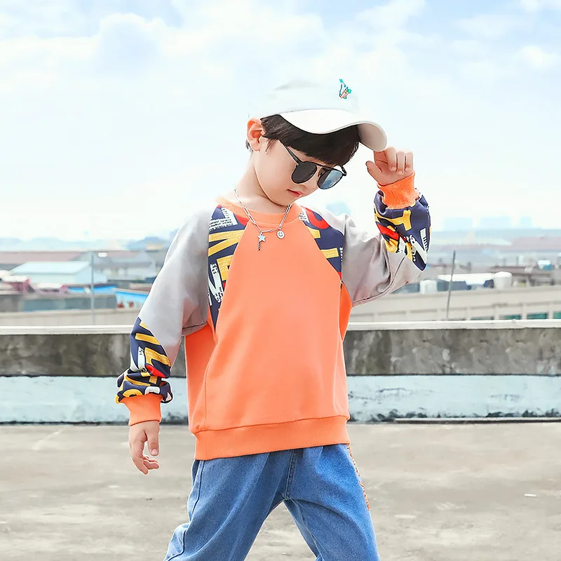 Splicing Spring Autumn Boys Sweatshirts Coat KidsOutwear Teenager Tops Children Clothing Cotton Formal Long Sleeve High Quality
Splicing Spring Autumn Boys Sweatshirts Coat KidsOutwear Teenager Tops Children Clothing Cotton Formal Long Sleeve High Quality