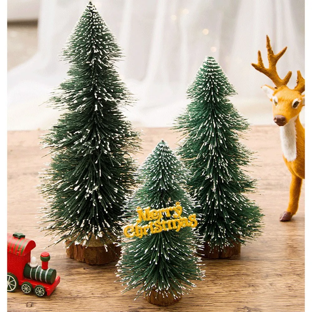 Mini Sisal Christmas Trees Ornament Snow Frost Small Pine Tree XMAS Decor15/20/25/30cm Artificial Plants
Mini Sisal Christmas Trees Ornament Snow Frost Small Pine Tree XMAS Decor15/20/25/30cm Artificial Plants