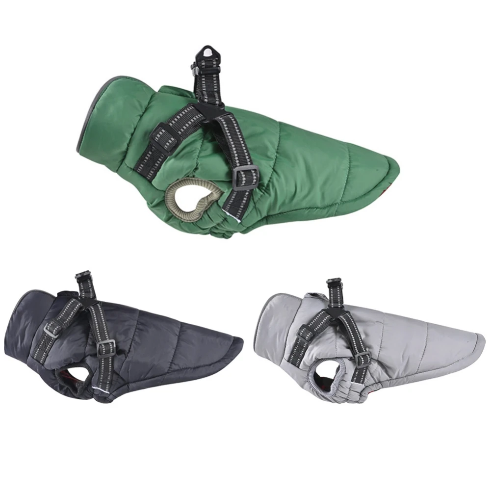 Зимний лыжный костюм для домашних животных, жилет без рукавов с хлопковой подкладкой, светоотражающий, яркий
Зимний лыжный костюм для домашних животных, жилет без рукавов с хлопковой подкладкой, светоотражающий, яркий