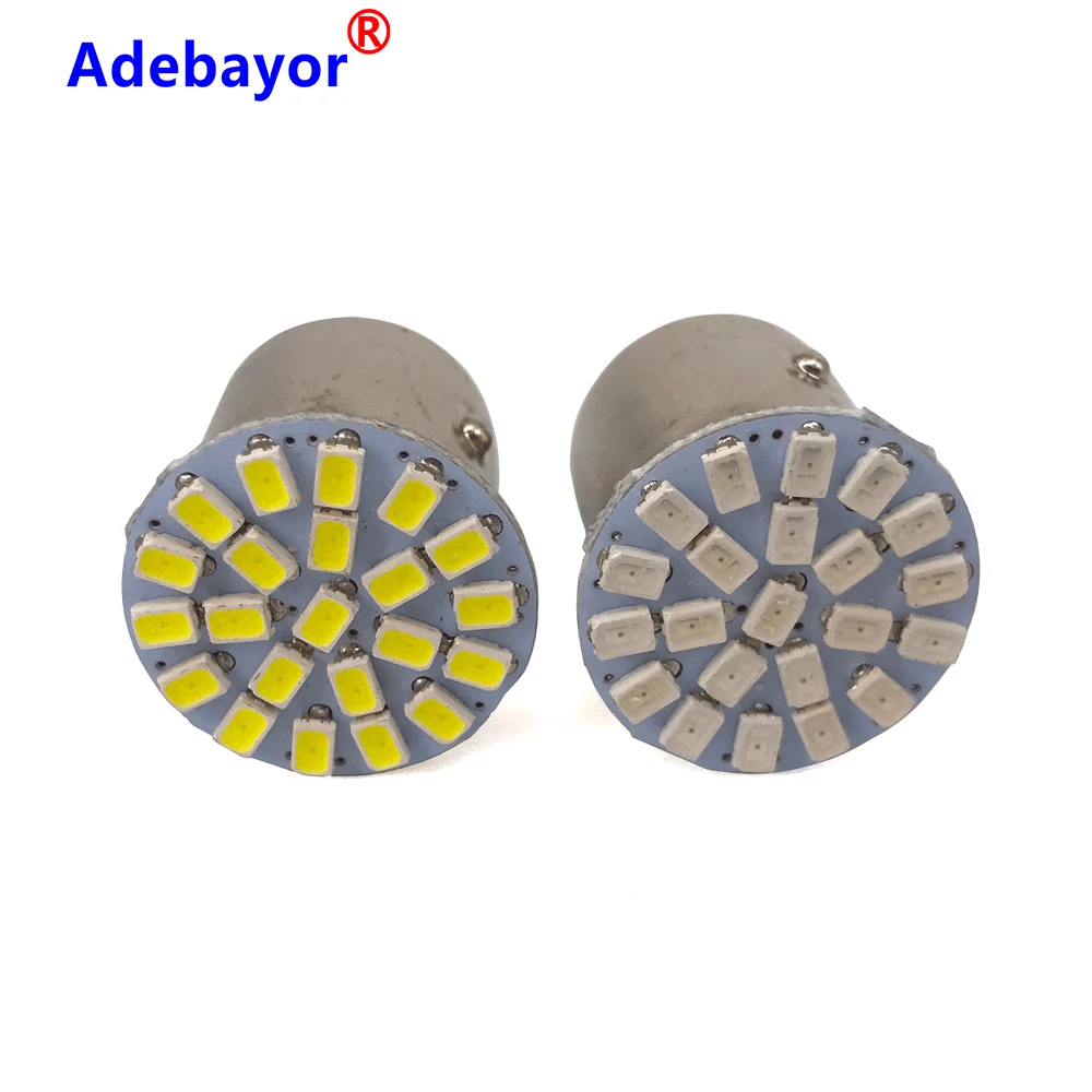 6pcs BAY15D 1157 1206 22 LED SMD Car Auto Indicator Lights Parking Lamp Bulb 3020 DC 12V New Outdoor Lights White Red 
6pcs BAY15D 1157 1206 22 LED SMD Car Auto Indicator Lights Parking Lamp Bulb 3020 DC 12V New Outdoor Lights White Red
