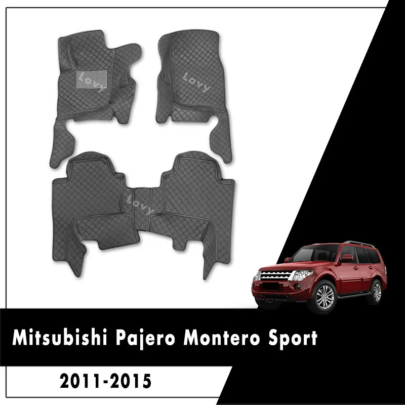 Автомобильные коврики для Mitsubishi Pajero Montero Sport 2015 2014 2013 2012 2011 (5 мест) авто ковер