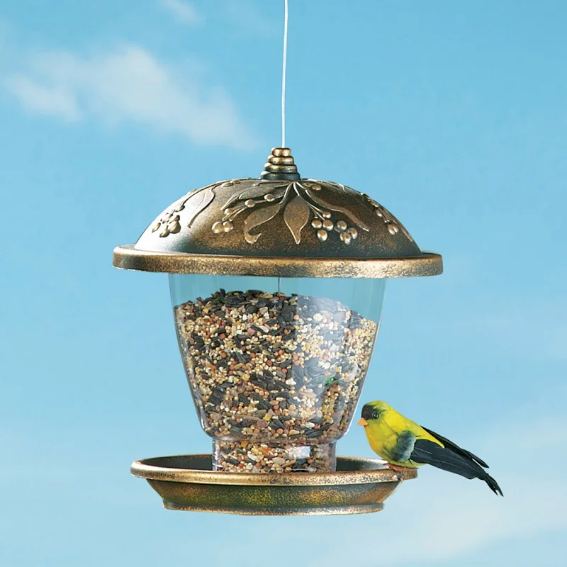 Suncho Gilded Chalet Wild Bird Feeder Wild Bird Seed Feeder Parrot Feed Garden Outdoor Decorations Garden Home Accessories
Suncho Gilded Chalet Wild Bird Feeder Wild Bird Seed Feeder Parrot Feed Garden Outdoor Decorations Garden Home Accessories