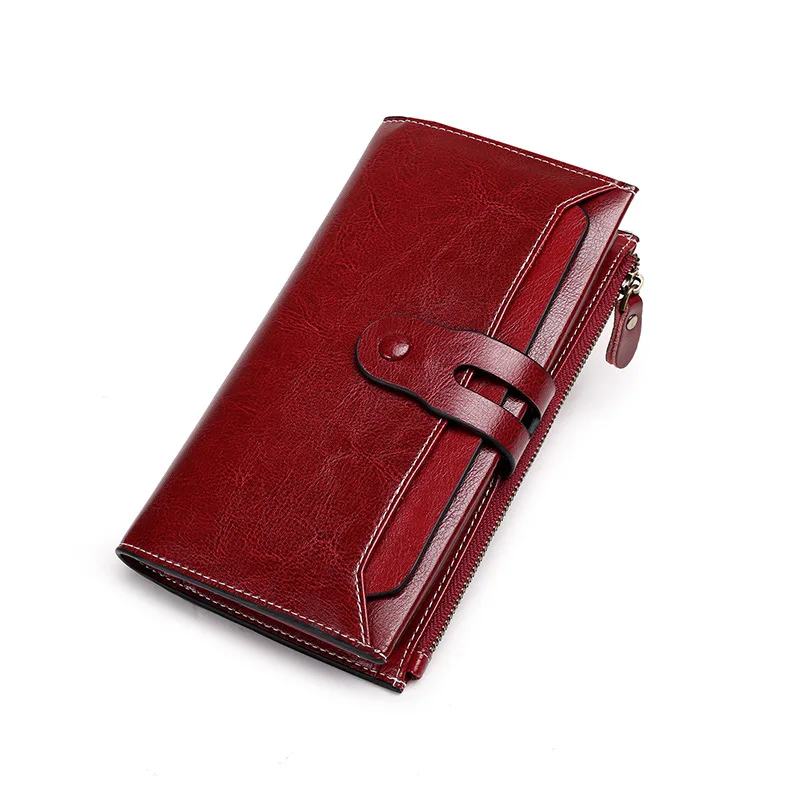 Leather Wallet Woman Hand Bag New Wallet Euro-American Woman's Long Wallet
Leather Wallet Woman Hand Bag New Wallet Euro-American Woman's Long Wallet