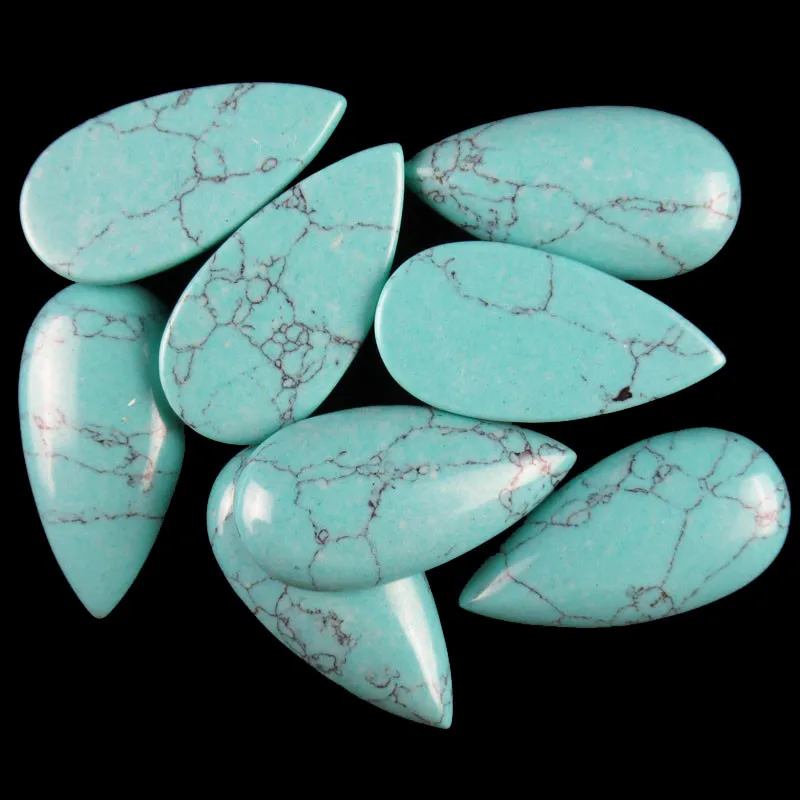 24.2g 8Pcs 30x15mm Blue Turquoises Teardrop Cab Cabochon 357-JM
24.2g 8Pcs 30x15mm Blue Turquoises Teardrop Cab Cabochon 357-JM