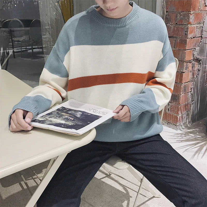 Korean Style Sweaters Sexy Casual Fashion Pullover Winter Knitted Long Sleeve Sweaters Poleras Mujer Men's Clothing DB60MY
Korean Style Sweaters Sexy Casual Fashion Pullover Winter Knitted Long Sleeve Sweaters Poleras Mujer Men's Clothing DB60MY
