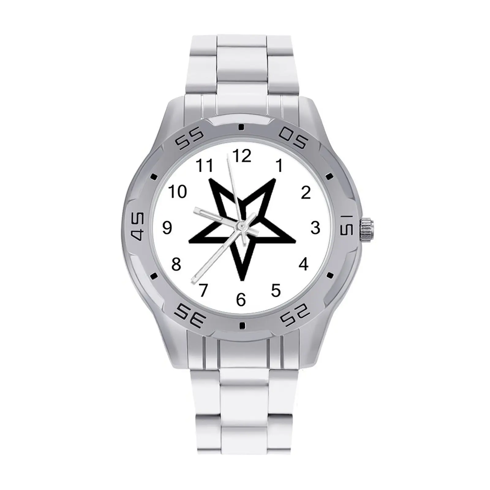 

Pentagram Quartz Watch High Class Modern Wrist Watch Stainless Lady Sport Design Wristwatch