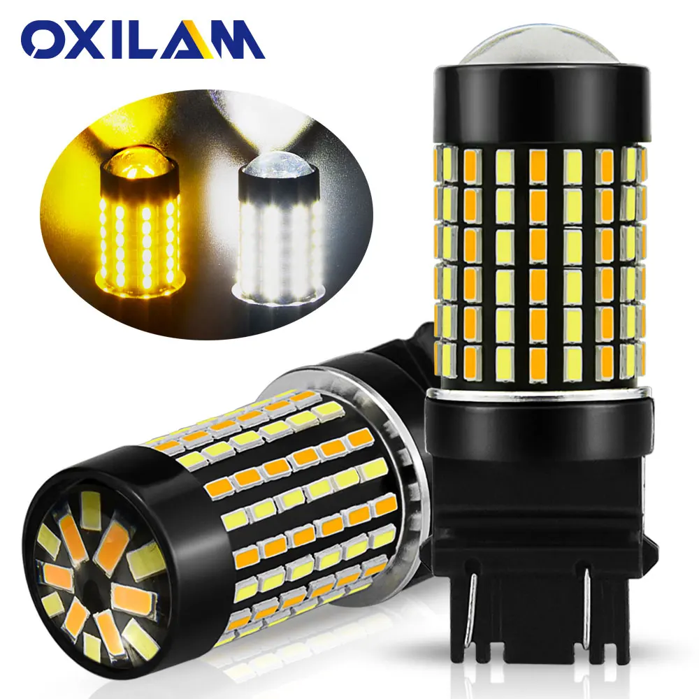 2x 3157 светодиодный двухцветная лампа OXILAM, переключаемая Янтарная Лампа сигнала поворота 6000K, белые дневные ходосветильник T25 P27/7 Вт светодиод...
2x 3157 светодиодный двухцветная лампа OXILAM, переключаемая Янтарная Лампа сигнала поворота 6000K, белые дневные ходосветильник T25 P27/7 Вт светодиод...