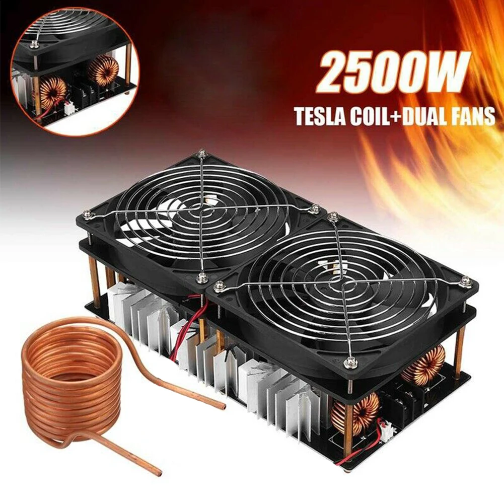 12-48V 2500W ZVS Flyback Driver Coil PCB Board Induction Heater Module Plate Durable DIY High Frequency Electronic Stable
12-48V 2500W ZVS Flyback Driver Coil PCB Board Induction Heater Module Plate Durable DIY High Frequency Electronic Stable
