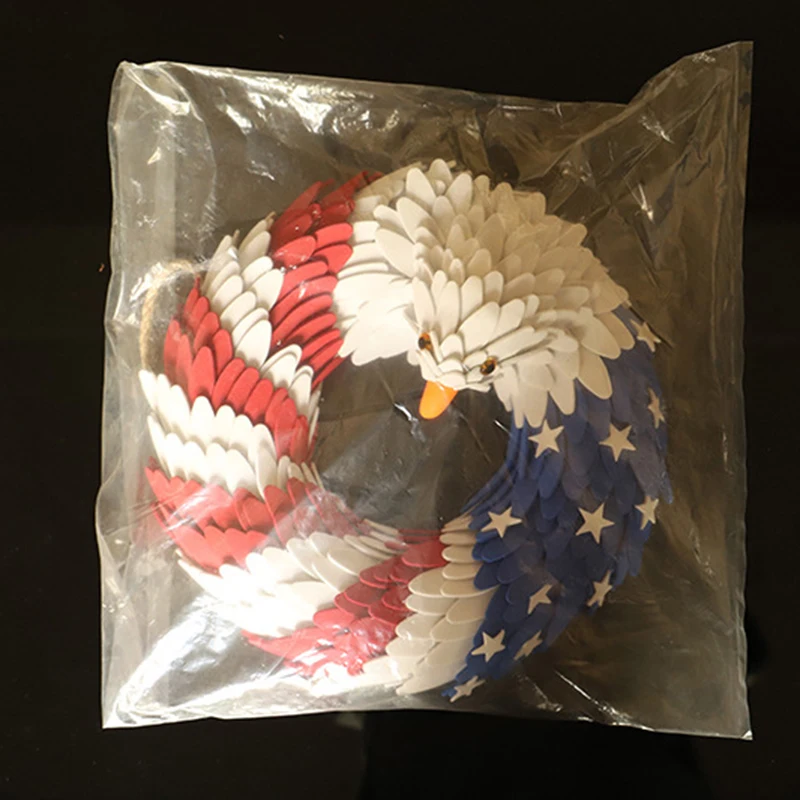 American Eagle Wreath A Handmade Glorious Patriotic Flag Wreath For Front Door And Window Decoration for Independence Day
American Eagle Wreath A Handmade Glorious Patriotic Flag Wreath For Front Door And Window Decoration for Independence Day