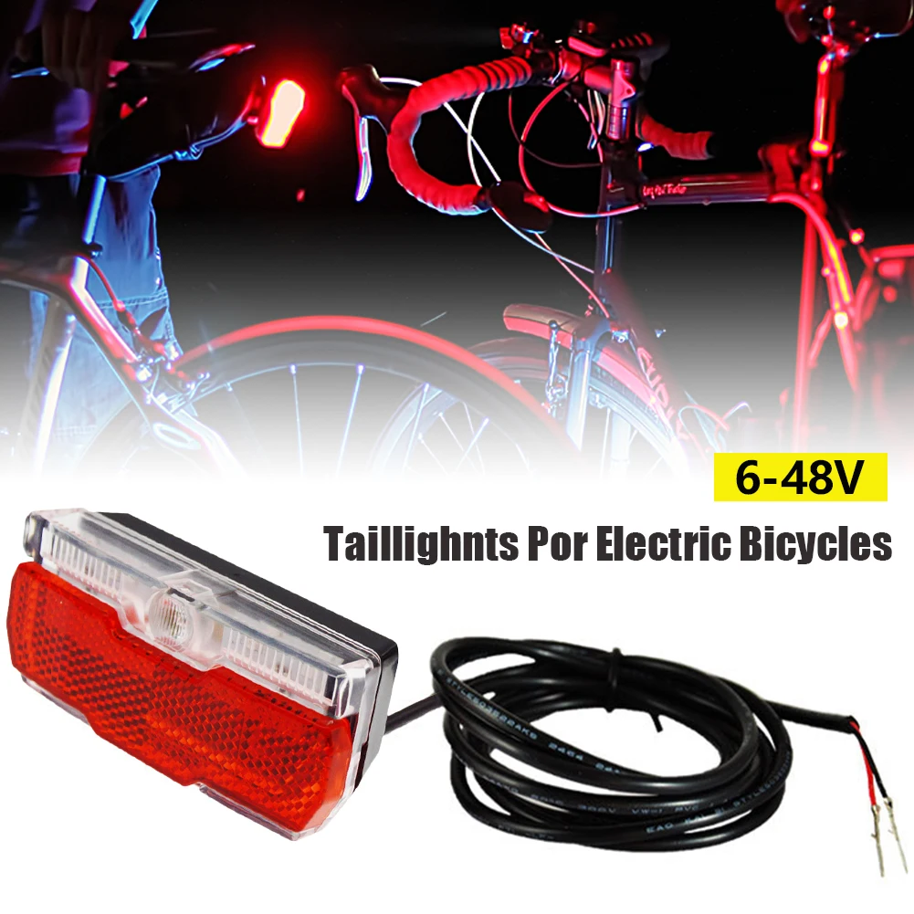 36V/48V Electric Bike Rear Light Tail Light LED IP67 Waterproof Safety Warning Rear Lamp For E-scooter MTB bike Bike Accessories
36V/48V Electric Bike Rear Light Tail Light LED IP67 Waterproof Safety Warning Rear Lamp For E-scooter MTB bike Bike Accessories