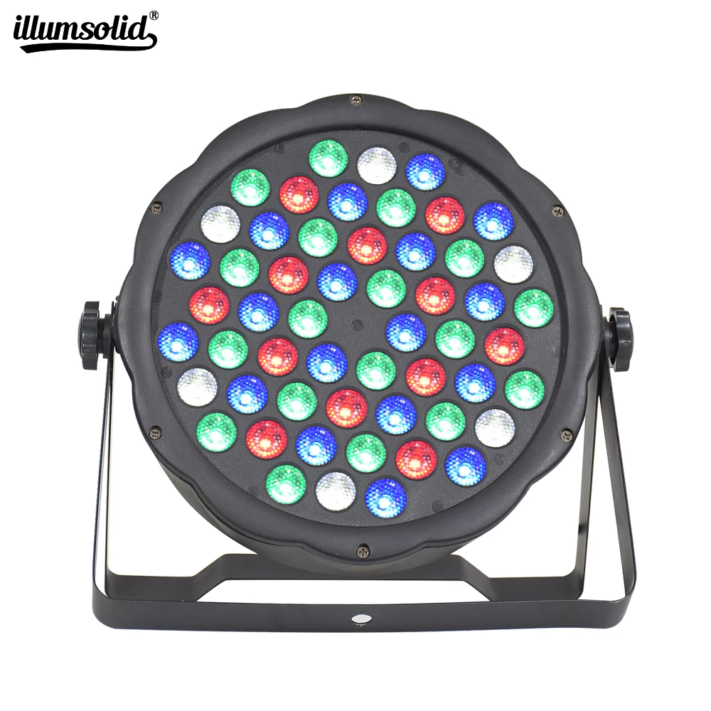 

54x3W LED Par Light RGBW Disco Wash Light Equipment 8 Channels DMX 512 LED Uplights Strobe Stage Lighting Effect Light 12x3W