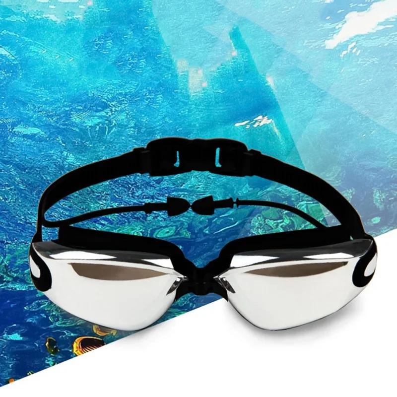 Swimming Glasses Men Women Water Sports Waterproof Earplugs Large Frame with Anti-Fog Goggles Eyewear
Swimming Glasses Men Women Water Sports Waterproof Earplugs Large Frame with Anti-Fog Goggles Eyewear