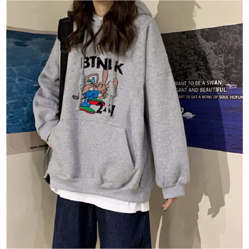 Autunm Thick Hoodies Women Loose Casual Pullover Long-sleeved Warm Sweater Women Sweatshirt Hoodies Oversized Hoodies 
Autunm Thick Hoodies Women Loose Casual Pullover Long-sleeved Warm Sweater Women Sweatshirt Hoodies Oversized Hoodies