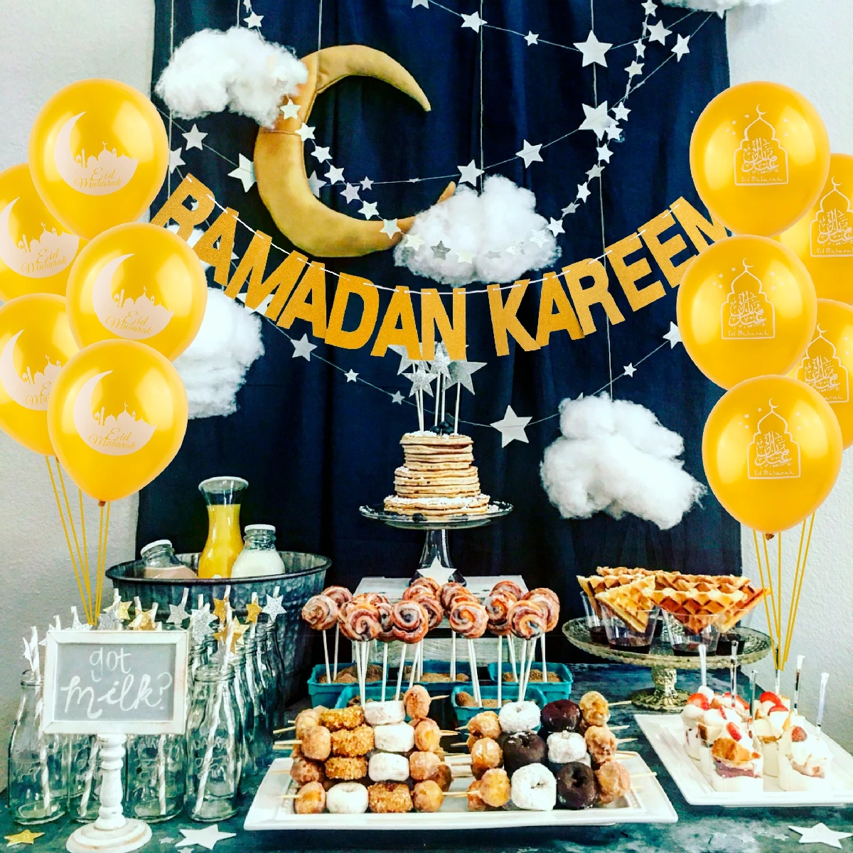 Aid Mubarak Decoration Muslim Islamic Muslim Festival Decoration Ramadan Supplies Decoration Ramadan and Aid
Aid Mubarak Decoration Muslim Islamic Muslim Festival Decoration Ramadan Supplies Decoration Ramadan and Aid