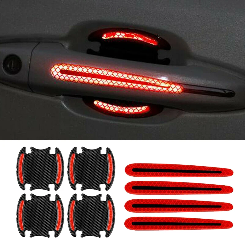 8PC Car Door Handle Bowl Anti-Scratch Protective Film PVC Warning Reflective Anti-collision Sticker Strips
8PC Car Door Handle Bowl Anti-Scratch Protective Film PVC Warning Reflective Anti-collision Sticker Strips