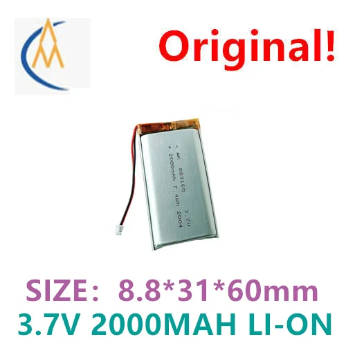 Spot 883160 polymer battery 2000mAh rejuvenation instrument slimming paste fat reducing belt 803160 lithium battery
Spot 883160 polymer battery 2000mAh rejuvenation instrument slimming paste fat reducing belt 803160 lithium battery
