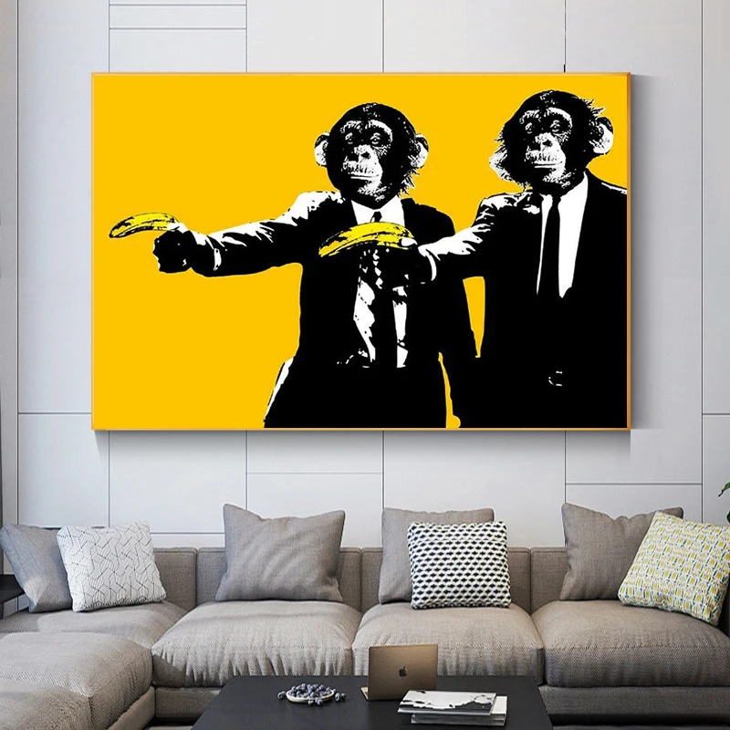Funny Monkeys Abstract Canvas Paintings on The Wall Posters and Prints Animals Art Pictures for Kids Room Wall Decor Cuadros
Funny Monkeys Abstract Canvas Paintings on The Wall Posters and Prints Animals Art Pictures for Kids Room Wall Decor Cuadros