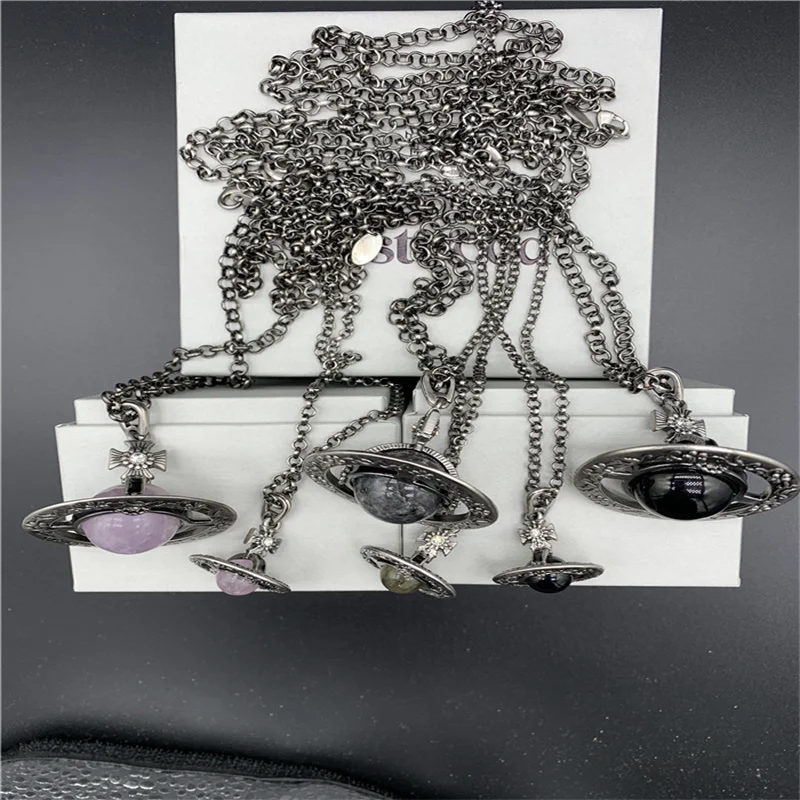 Saturn Necklace for Women Wedding Jewelry Antique Color Pattern Chain Necklaces for Girls Fashion Accessories Wholesale 
Saturn Necklace for Women Wedding Jewelry Antique Color Pattern Chain Necklaces for Girls Fashion Accessories Wholesale