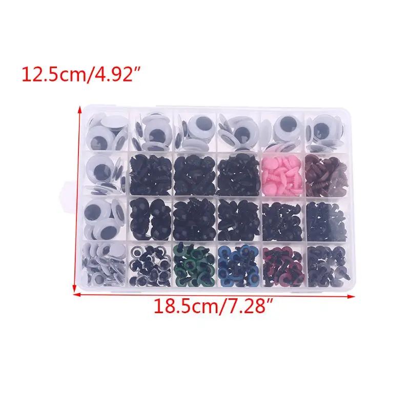 376pcs/box Plastic Safety Eyes Nose with Washers for Bear Doll Animal Puppet Toy G88E
376pcs/box Plastic Safety Eyes Nose with Washers for Bear Doll Animal Puppet Toy G88E