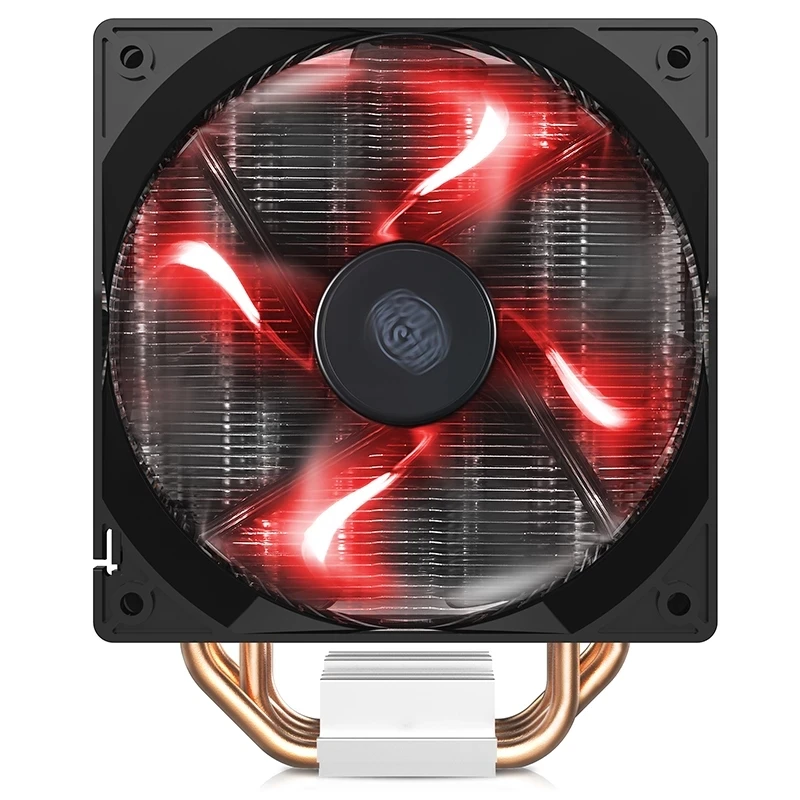 

Cooler Master T400i T400 4 Heatpipes CPU Cooler 120mm PWM Fan Quiet For Intel LGA 775 115x 2011 AMD AM3 AM4 Computer CPU Cooling