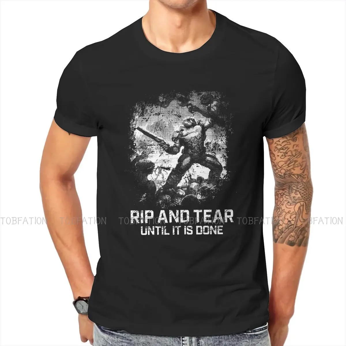Doomguy Hip Hop TShirt DOOM Eternal First Person Shooter Creative Tops Casual T Shirt Men Short Sleeve Gift Clothes
Doomguy Hip Hop TShirt DOOM Eternal First Person Shooter Creative Tops Casual T Shirt Men Short Sleeve Gift Clothes