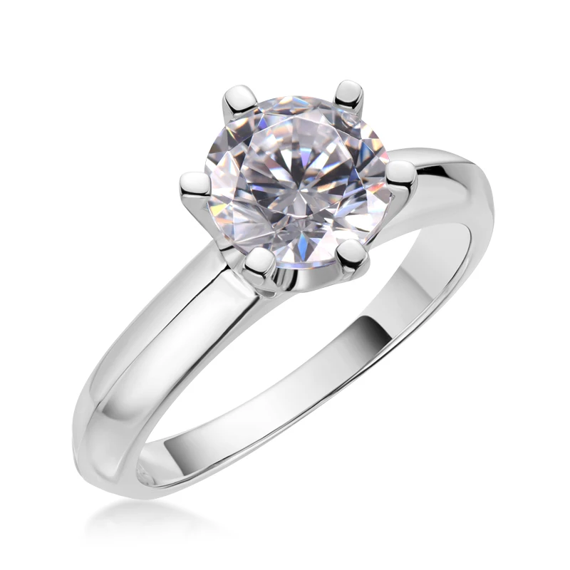 New Classic 1 Carat Synthetic Sona Solitaire Ring Women Wedding Bands 925 Sterling Silver Jewelry Engagement Promise Lovers Ring
New Classic 1 Carat Synthetic Sona Solitaire Ring Women Wedding Bands 925 Sterling Silver Jewelry Engagement Promise Lovers Ring