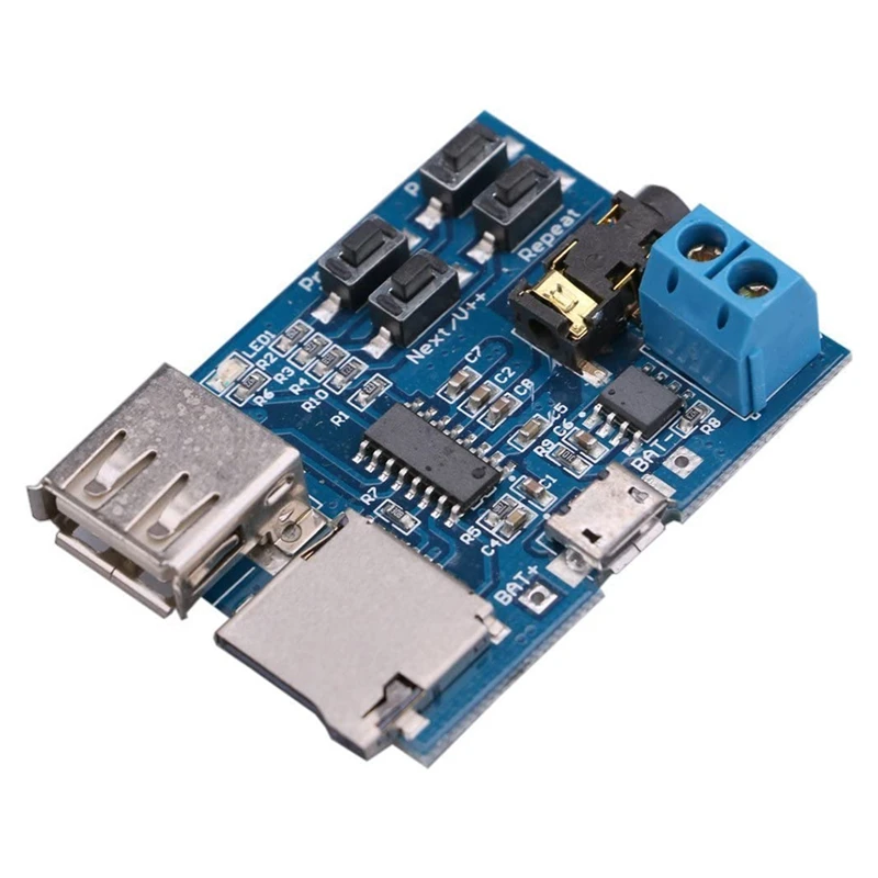 Lossless MP3 Decoding Record MP3 Decoder Support TF Card U Disk Decoding MP3 Player Module for Full Power Amplifier
Lossless MP3 Decoding Record MP3 Decoder Support TF Card U Disk Decoding MP3 Player Module for Full Power Amplifier