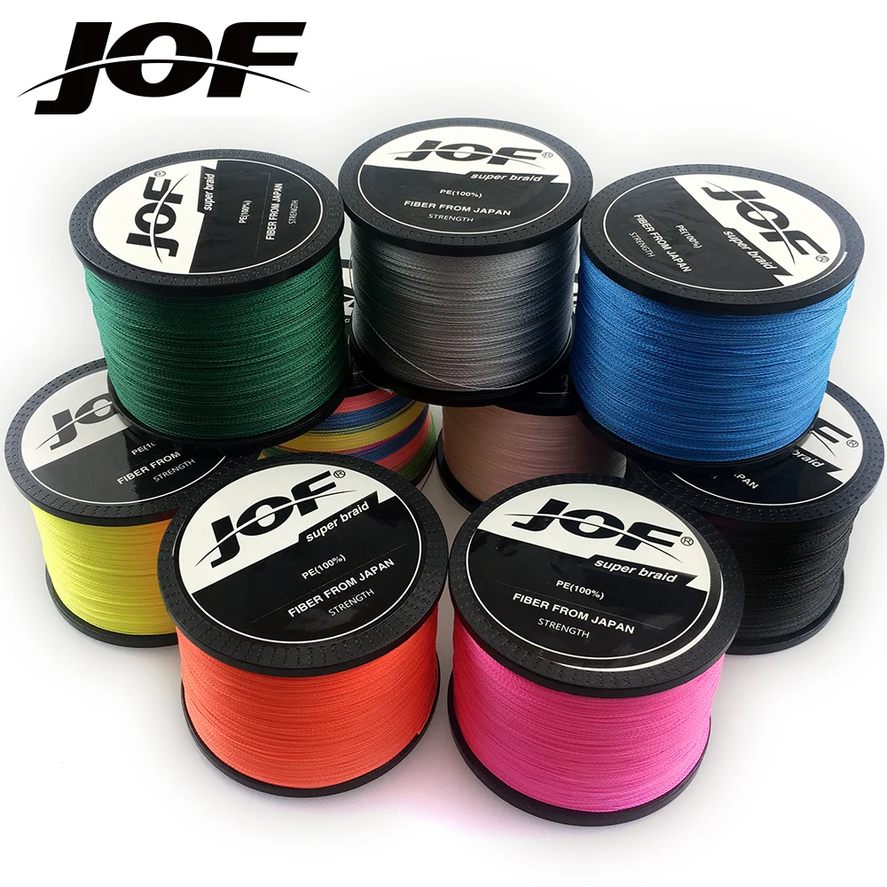 4 Strands 1000M 500M 300M JOF PE Multicolor Braided Fishing Line 4 Weave Superior Extreme Strong 100% SuperPower
4 Strands 1000M 500M 300M JOF PE Multicolor Braided Fishing Line 4 Weave Superior Extreme Strong 100% SuperPower