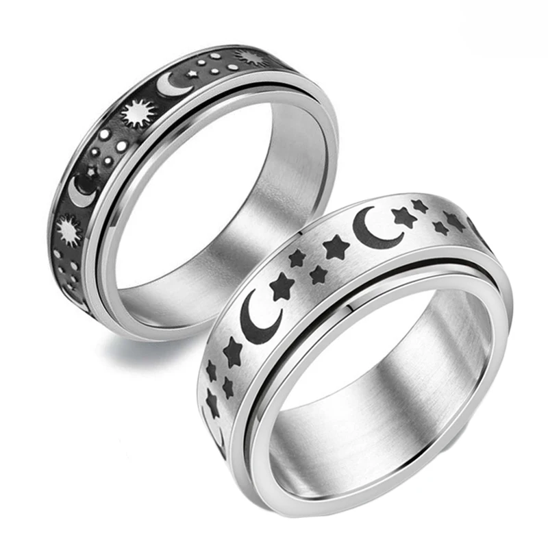 Retro Trendy Butterfly Stars Moon Rings for Women Men Lover Couple Rings Set Friendship Engagement Wedding Jewelry Ring Titanium
Retro Trendy Butterfly Stars Moon Rings for Women Men Lover Couple Rings Set Friendship Engagement Wedding Jewelry Ring Titanium