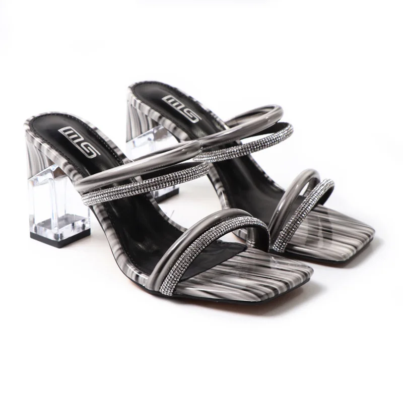 2021 Women's Sandals Fashion Rhinestone Crystal Summer Sandals Peep Toe High Heel Open Toe High Heel Shoes Sandals
2021 Women's Sandals Fashion Rhinestone Crystal Summer Sandals Peep Toe High Heel Open Toe High Heel Shoes Sandals
