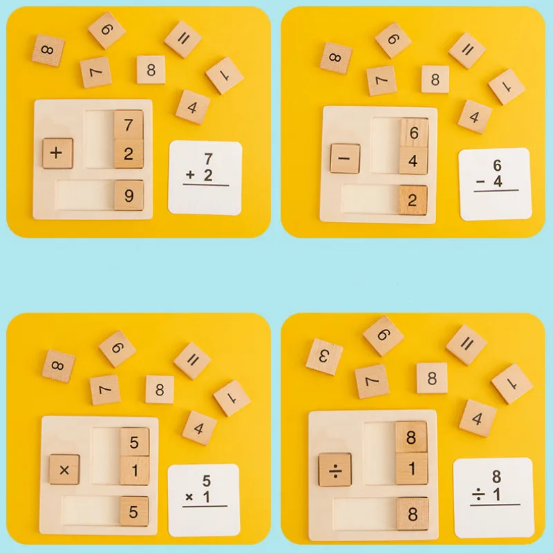 Wooden Toys Montessori Mathematics Math Toys Addition Subtraction Multiplication Division Count Learning Education Kids Supplies
Wooden Toys Montessori Mathematics Math Toys Addition Subtraction Multiplication Division Count Learning Education Kids Supplies