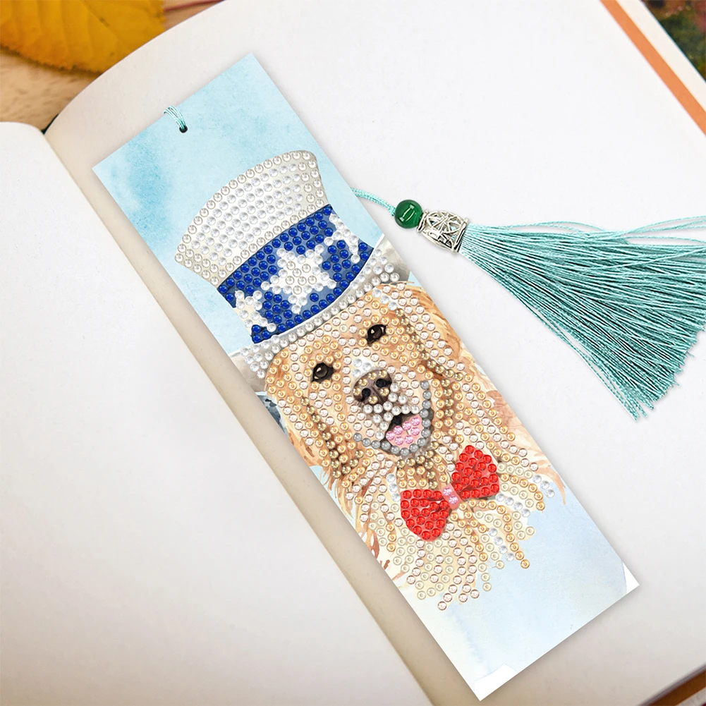 5D Diamond Exquisite Bookmarks Animal Pattern Leather Tassel Bookmarks Special Shaped DIY Craft Gift Decoration
5D Diamond Exquisite Bookmarks Animal Pattern Leather Tassel Bookmarks Special Shaped DIY Craft Gift Decoration