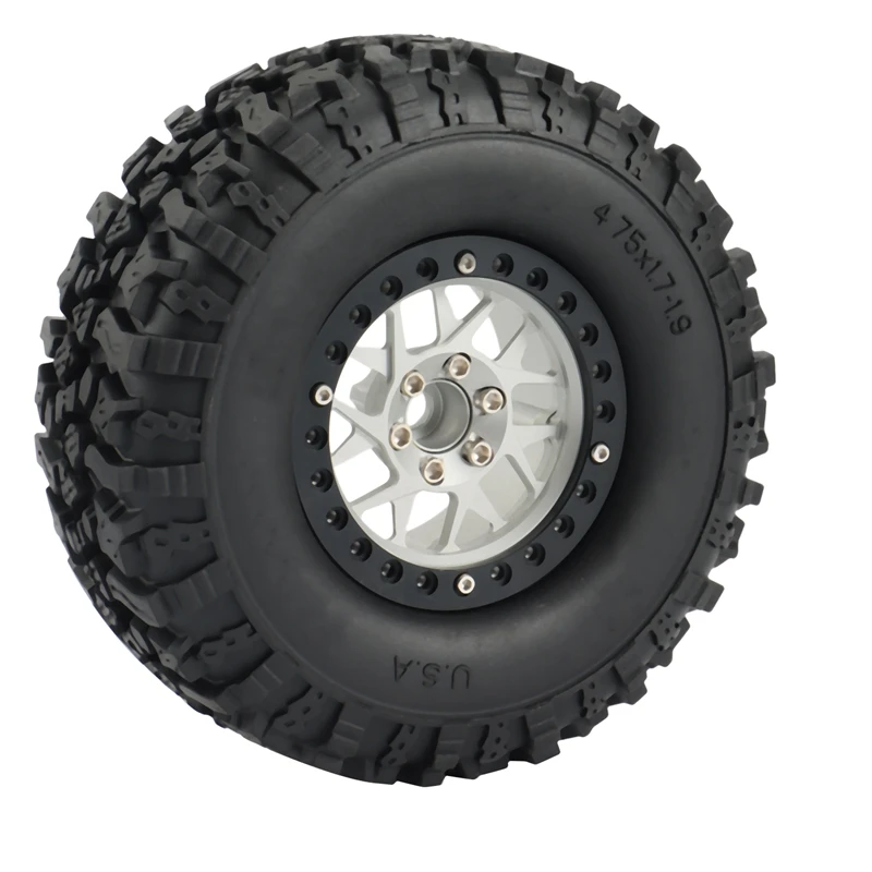4Pcs Metal 2.2 Beadlock Wheel Rim Tire Tyre Set for 1/10 RC Crawler Car Axial SCX10 RR10 Wraith 90048 Traxxas TRX4
4Pcs Metal 2.2 Beadlock Wheel Rim Tire Tyre Set for 1/10 RC Crawler Car Axial SCX10 RR10 Wraith 90048 Traxxas TRX4