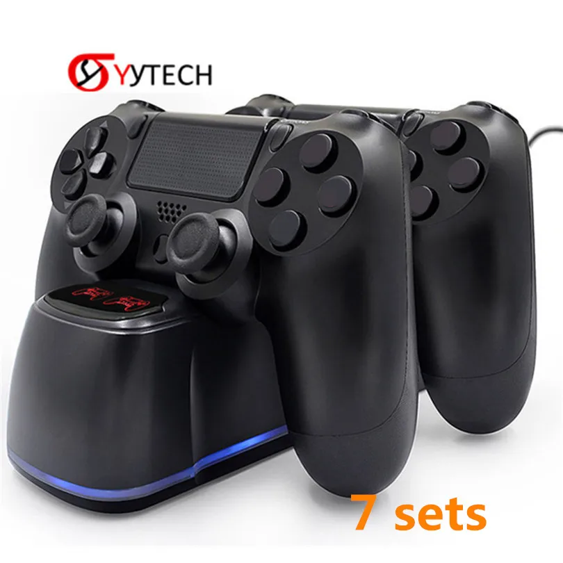 Fast Game Controller Charging Dock Station Blue Light Charger Stand for Play Station 4/PS4
Fast Game Controller Charging Dock Station Blue Light Charger Stand for Play Station 4/PS4