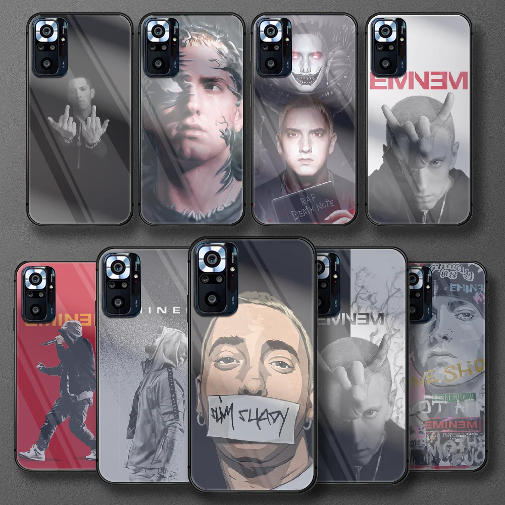 Hip Hop Rapper Eminem Tempered Glass Phone Case For Xiaomi Redmi Note 7 8 9 10 A C T S Pro K40 Cover Cell Phone case Cell Soft
Hip Hop Rapper Eminem Tempered Glass Phone Case For Xiaomi Redmi Note 7 8 9 10 A C T S Pro K40 Cover Cell Phone case Cell Soft