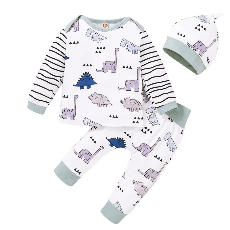 Cartoon 2021 Baby Boy Clothes Birthday Suits Newborn Soft Cotton Rompers +Pants+hats Infant Toddler Set
Cartoon 2021 Baby Boy Clothes Birthday Suits Newborn Soft Cotton Rompers +Pants+hats Infant Toddler Set
