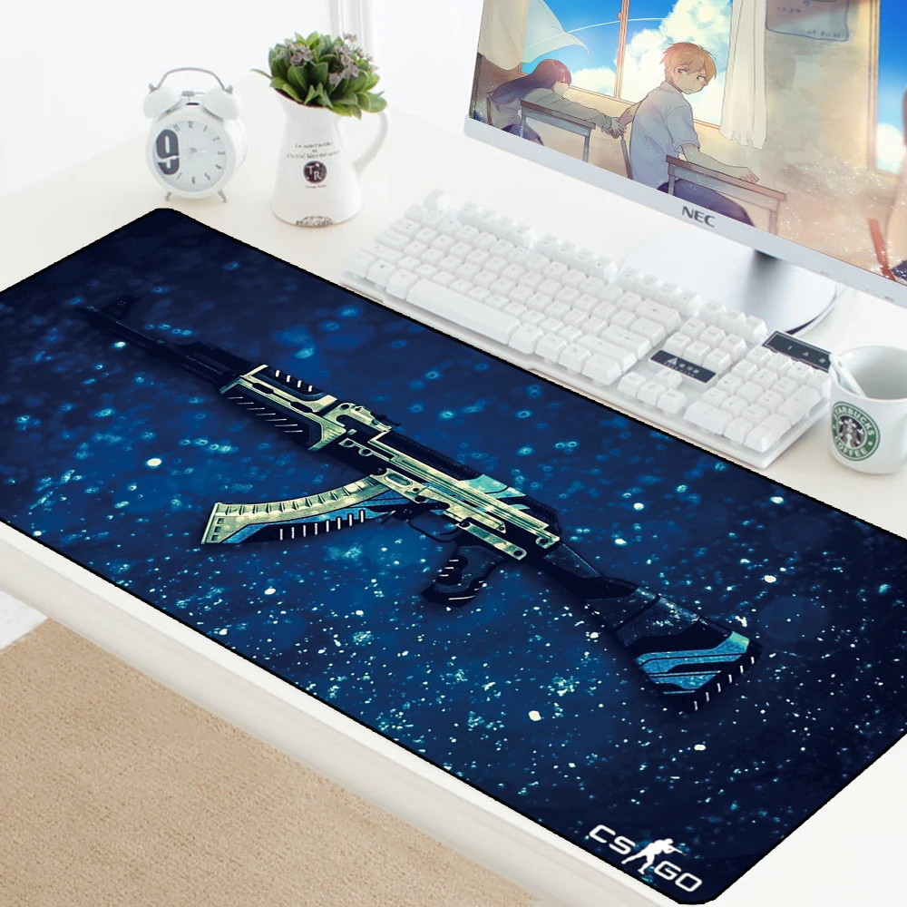 Игровой коврик для мыши CSGO с фиксирующимся краем большой игровой резиновый CS GO