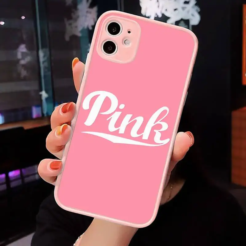 pink Text glitter words Phone Case Matte transparent For Pink iPhone 12 Mini 11 Pro XR XS Max 7 8 Plus X Back Cover
pink Text glitter words Phone Case Matte transparent For Pink iPhone 12 Mini 11 Pro XR XS Max 7 8 Plus X Back Cover