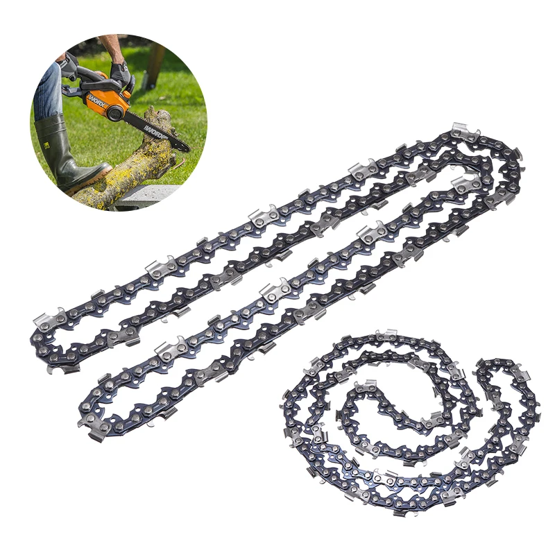 72DL Chainsaw Saw Chain 325 Pitch .050 Gauge Electric Chainsaw Chain 20'' Length Replacement For Garden Wood Cutting
72DL Chainsaw Saw Chain 325 Pitch .050 Gauge Electric Chainsaw Chain 20'' Length Replacement For Garden Wood Cutting