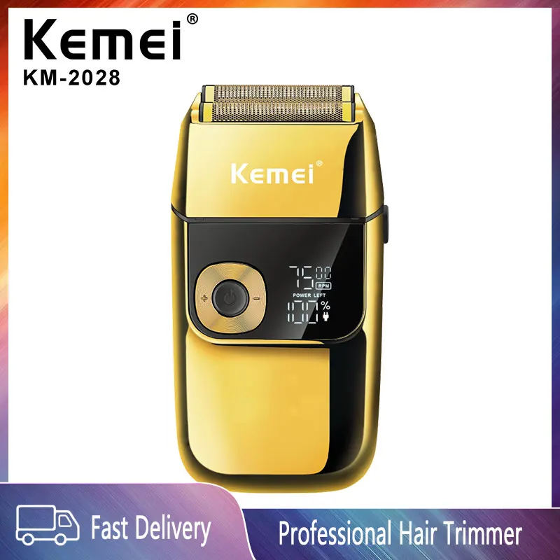 Professional Electric Metal Hair Clipper for Men LED Display Adjustable Powerful Foil Rechargeable Shavers Razor Barber
Professional Electric Metal Hair Clipper for Men LED Display Adjustable Powerful Foil Rechargeable Shavers Razor Barber
