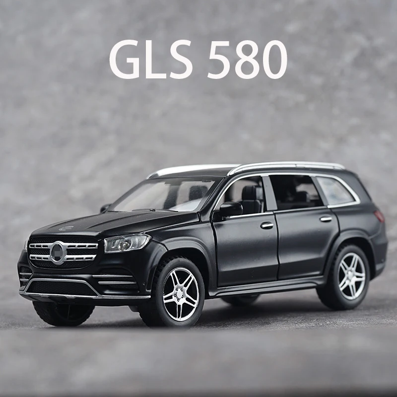 1:32 Alloy GLS580 SUV Off-road Diecast Model Toy Cars Sound Light Pull Back Car Vehicle Toys For Children Birthday gift
1:32 Alloy GLS580 SUV Off-road Diecast Model Toy Cars Sound Light Pull Back Car Vehicle Toys For Children Birthday gift