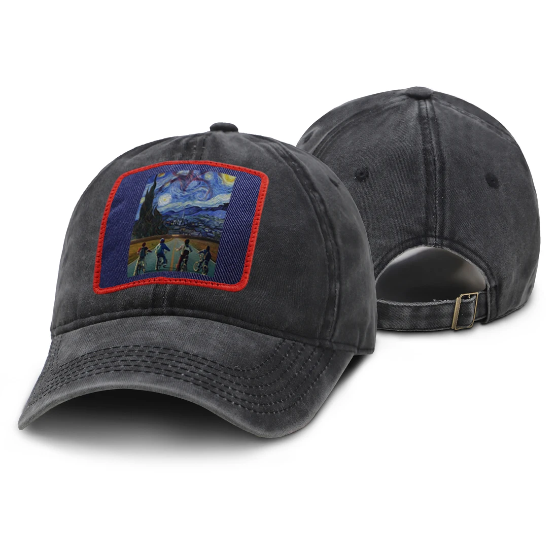 Фото Модная мужская Кепка с принтом странных вещей регулируемая уличная Snapback модная