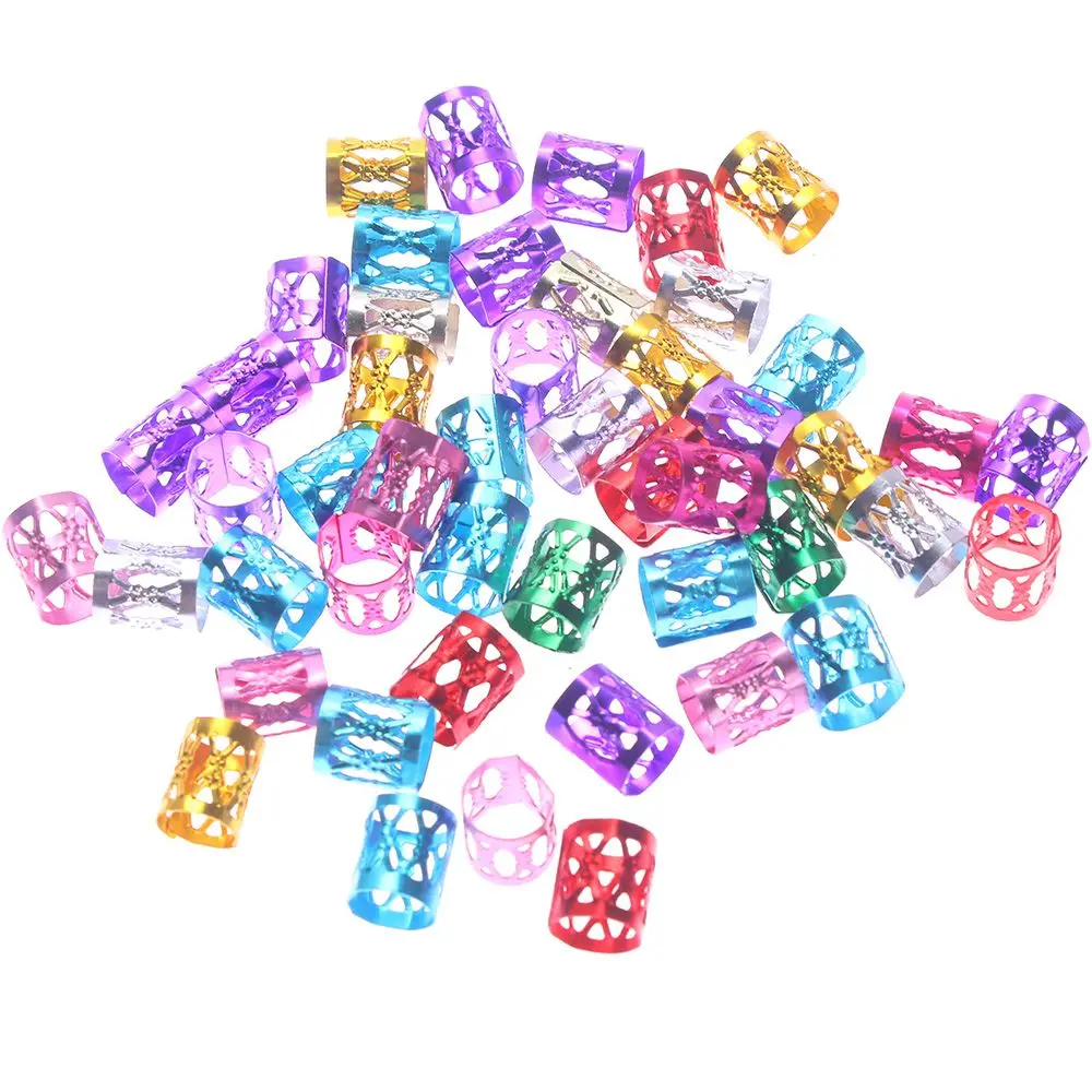 50pcs 8mm 6 colors Mixed Beads Adjustable Hair Braids Dreadlock Beads Adjustable Hair Braid Rings Cuff Clips Tubes Jewelry
50pcs 8mm 6 colors Mixed Beads Adjustable Hair Braids Dreadlock Beads Adjustable Hair Braid Rings Cuff Clips Tubes Jewelry