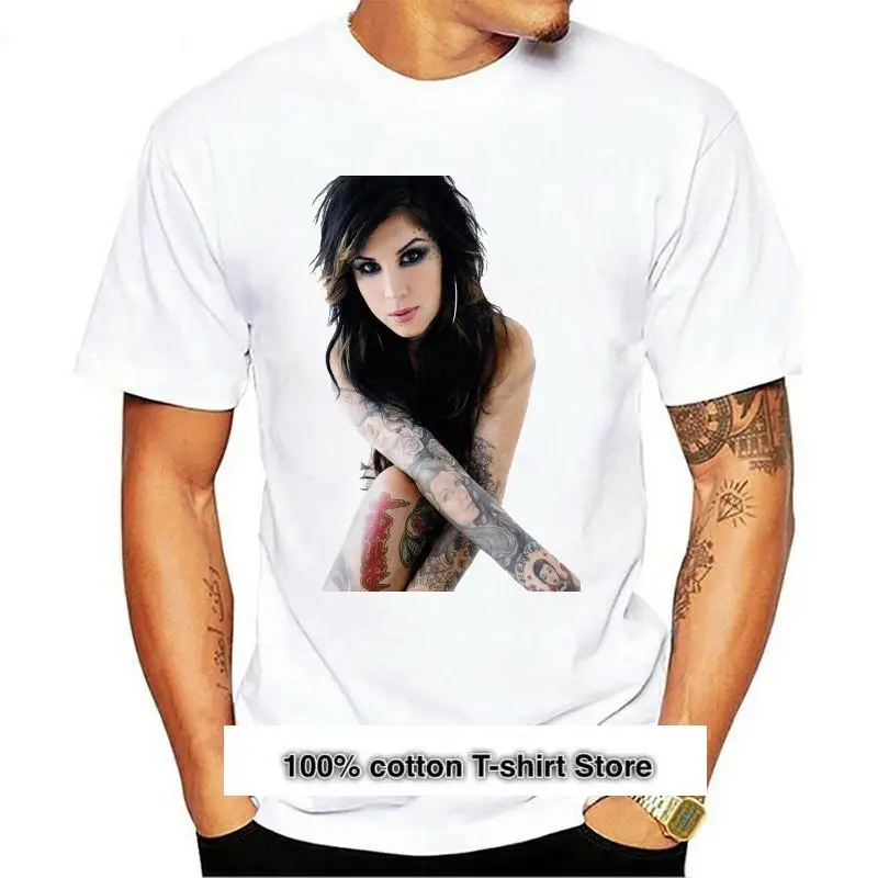 Camiseta de manga corta para hombre, camiseta de diseñador de Kat Von D 2, Harajuku, de verano, nueva
Camiseta de manga corta para hombre, camiseta de diseñador de Kat Von D 2, Harajuku, de verano, nueva