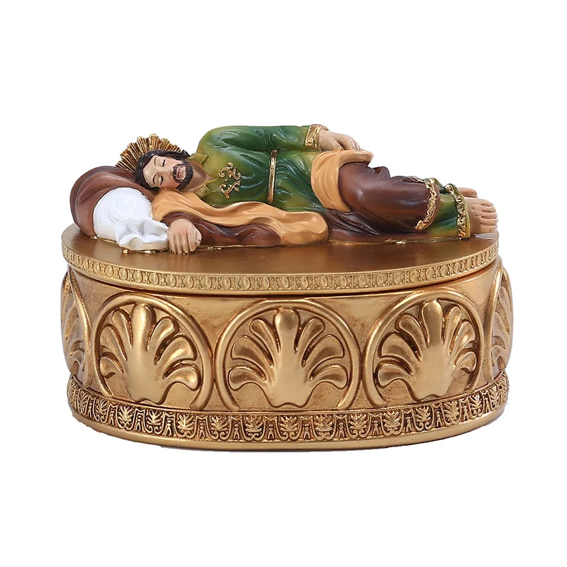 New Products 2021 Joseph Year Religious Ornaments Saint Joseph Jewelry Box Desktop Decoration Resin Crafts Gifts
New Products 2021 Joseph Year Religious Ornaments Saint Joseph Jewelry Box Desktop Decoration Resin Crafts Gifts