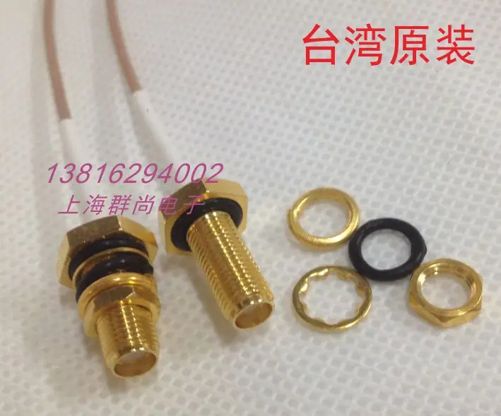 Original import: SMA single end connecting line SMA extension waterproof female head outer screw inner hole SMA-K 15CM
Original import: SMA single end connecting line SMA extension waterproof female head outer screw inner hole SMA-K 15CM