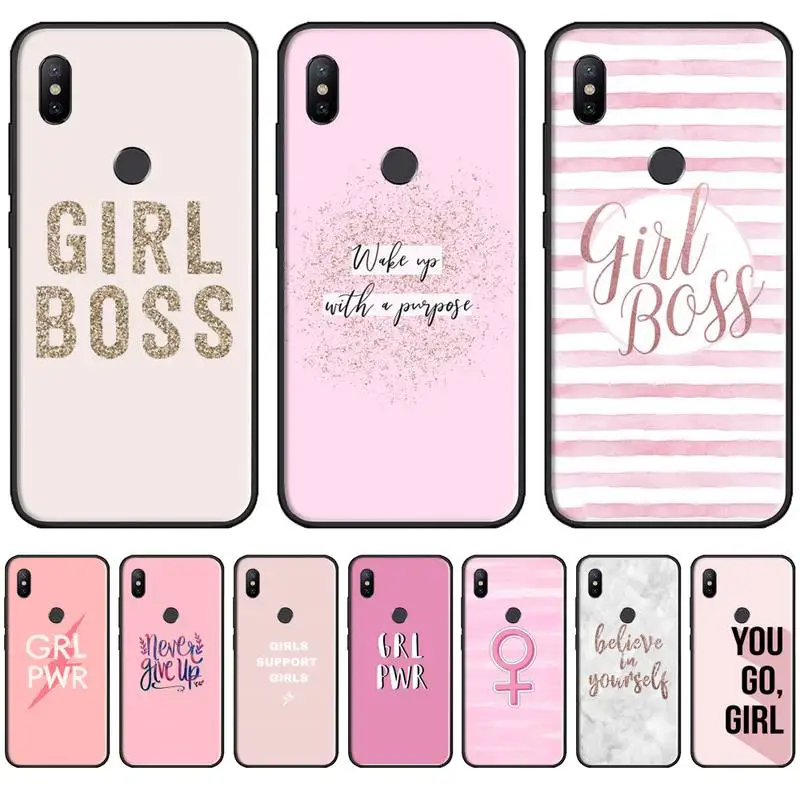 Girl Boss Pink Women text Phone Case For Xiaomi redmi note mi 7 8 9 10 a s t pro max 4G 5g shell coque
Girl Boss Pink Women text Phone Case For Xiaomi redmi note mi 7 8 9 10 a s t pro max 4G 5g shell coque